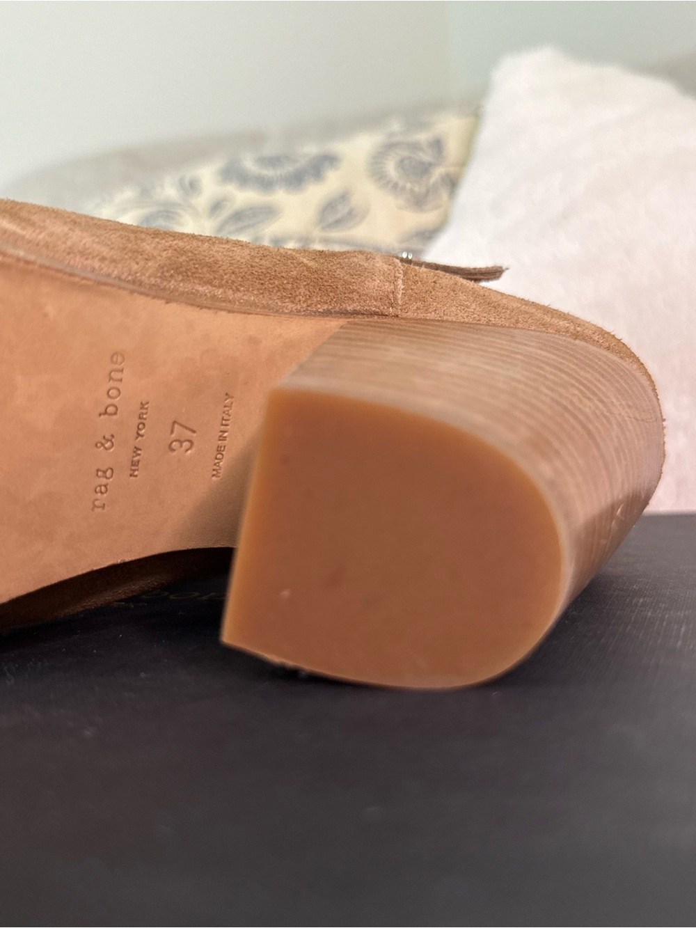 Rag & Bone Harrow Boots | Booties | Tan Suede - Size 37 - Picture 6 of 9